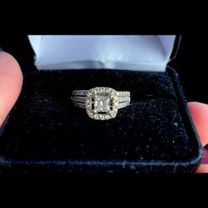 1/2ct Diamond Bridal Set
